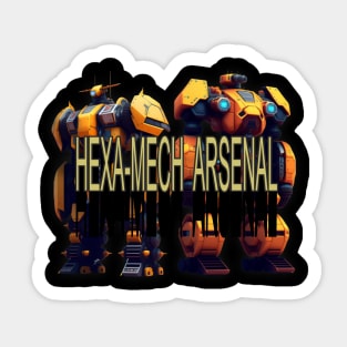 Hexa-Mech Arsenal Sticker